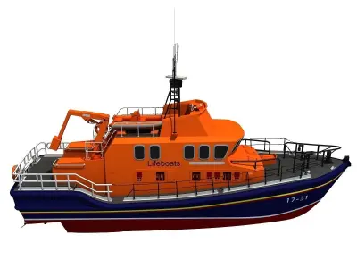 Severn Class Lifeboat 3D model