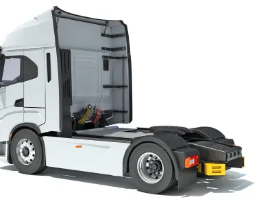 Generic Semi Truck 3D model buy