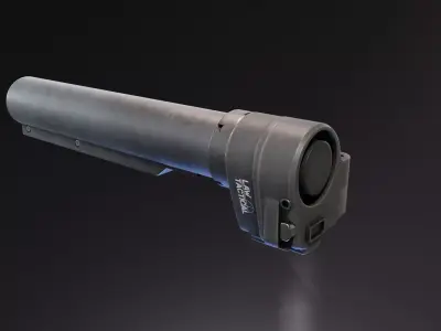 LT Folding Stock Adapter Low-poly 3D model