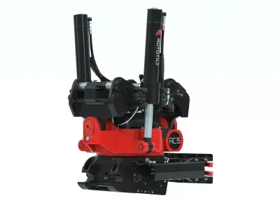 Rototilt RC5 Tiltrotator Excavator Attachment 3D model