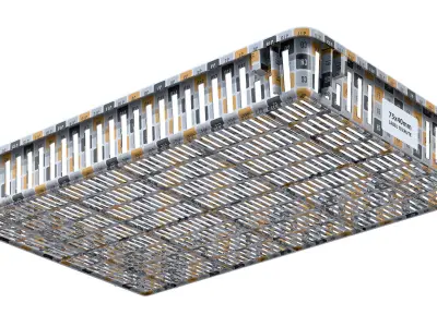 Fruit Crate - Vented Drying Tray 3D model