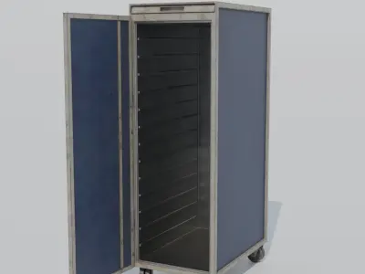 Service trolley 3D model