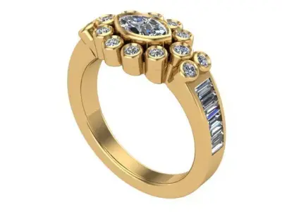 Antique Ring  3D print model get