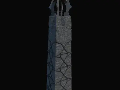 Fantasy Watch Tower Low-poly 3D model