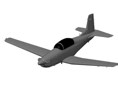Pilatus PC-7 3D model