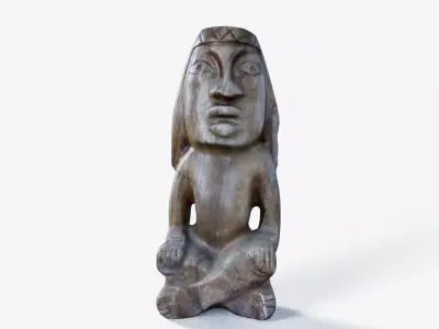 Stone Figurine 3D model
