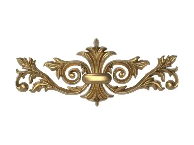 decorative pattern ready for 3D printing 3D model