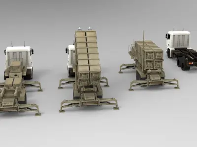 MIM 104 Patriot   PAC-3  3D model