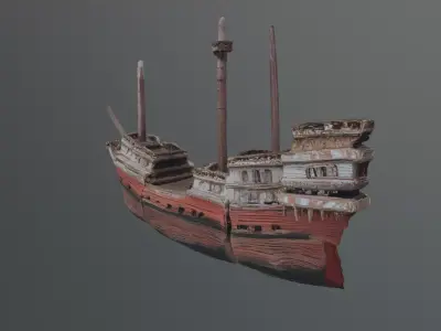 shipwreck 3D model