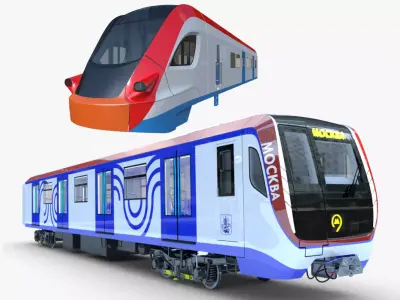 Moscow metro and Ivolga train 3D Model Pack