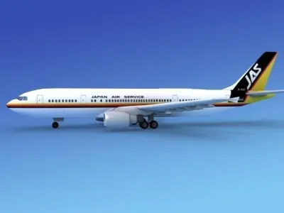Airbus A-300 JAS 3D model