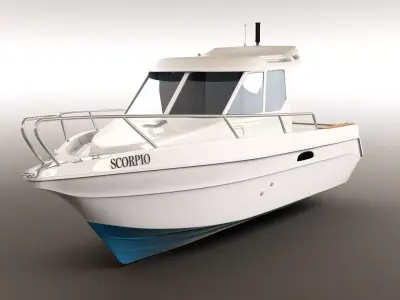Scorpio Boat 3D model