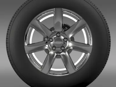 Jeep Wrangler Indian Summer 2014 wheel 3D model