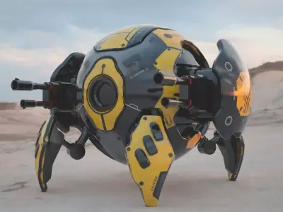 Robot ball 3D model