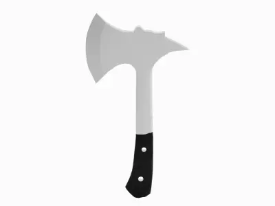 Survival Iron Axe 03 Low-poly 3D model