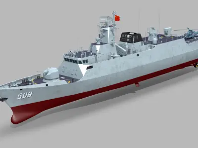 Chinese Navy Type 056 Corvette 3D model purchase