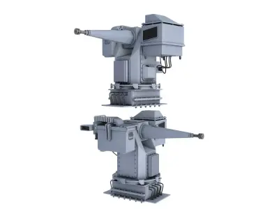  MLG 27  Naval Gun 3D model