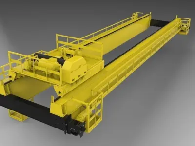 Crane 50-5t 3D model