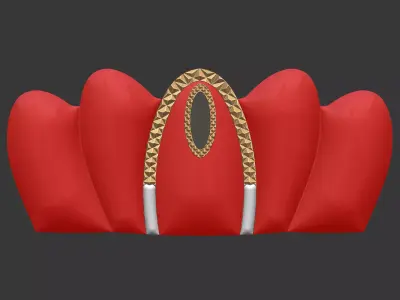3D STL Model Bed Headboard Relief Free 3D print model