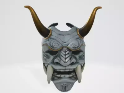 Samurai Mask 5 3D model