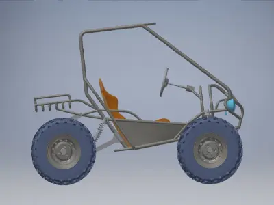 Electric Buggy Assembly 3D model