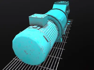 Industrial Equipment Low-poly 3D model purchase