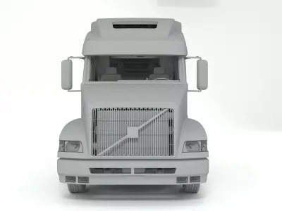 Volvo VNL 770 1997 detailed interior 3D model