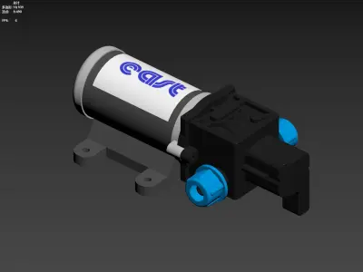 water pump 3D model purchase