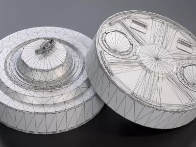TM-62M Anti-Tank Mine Low-poly 3D model purchase