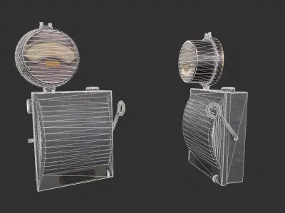  Fusebox Electric Meter Low-poly 3D model