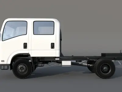 ISUZU N Series NPR 75-190 4 door 3D model