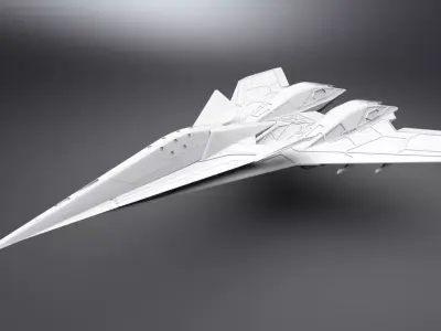 ADF Raven Scale model   3D print model