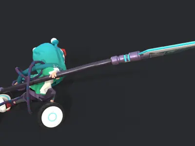 Pulley boy 3D model