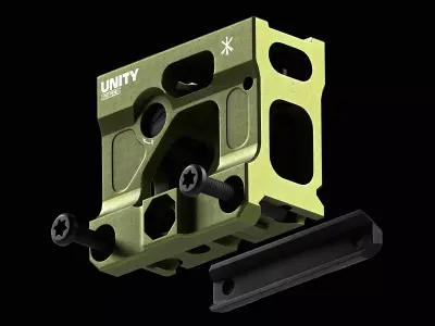 Unity Tactical FAST Micro Mount Low-poly 3D model