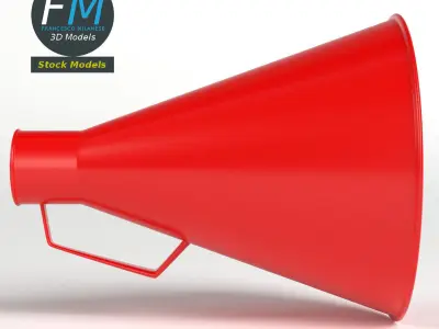 Acoustic megaphone 2 3D model