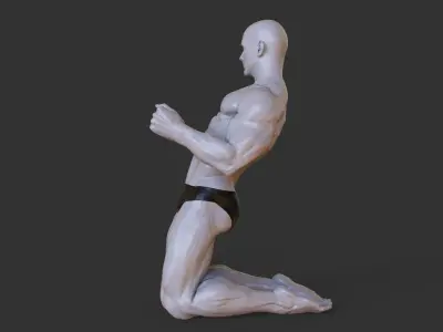 Bodybuilder Pose 3D print model purchase