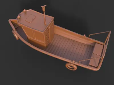 Ship Fishing  mk3 3D print model
