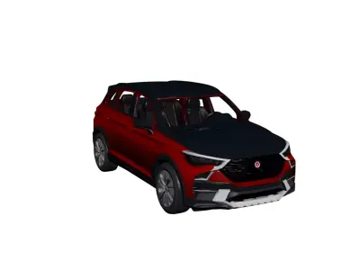 Generic SUV Vehicle Neutral Contemporary SUV Asset 03 3D model