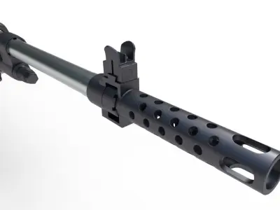 Springfield M1A Loaded 3D model