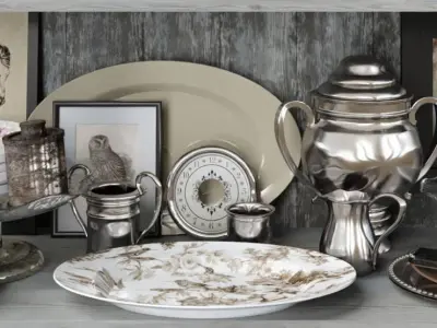 A collection of little things for the kitchen 3D model