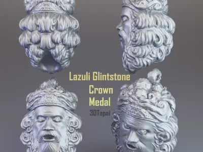 ELDEN RING MAGE CROWNS AS MEDALS 3D print model