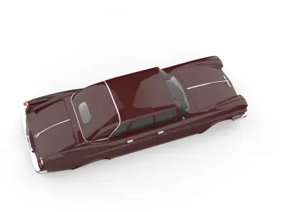 chrysler imperial ghia limousine 1958 3D print model