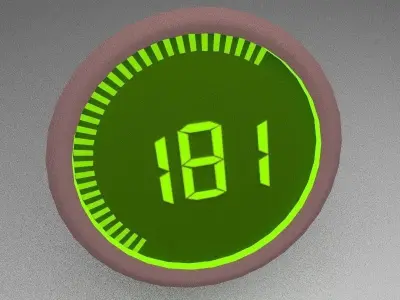 Power gauge 3D model