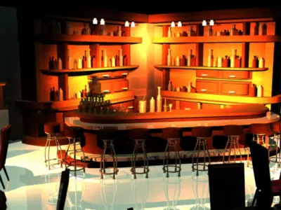 Restaurant AAA 3D model