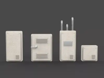 electrical box 3D model purchase