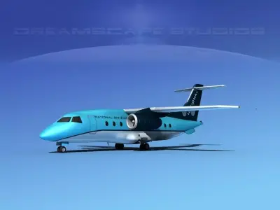 Dornier 328Jet National Air Express 3D model