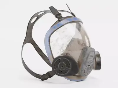 -Gas Mask - Dirty- 3D model