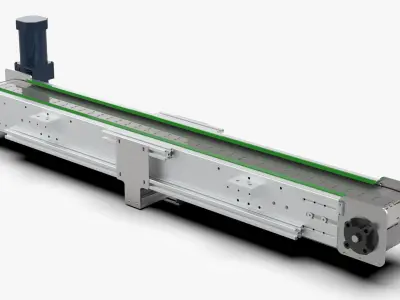 Three-dimensional chain conveyor 3D model