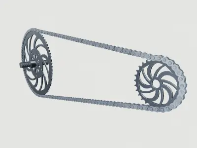 Cycle Chain 3D model