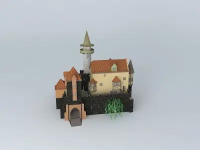 Fantasy Castle Free 3D model